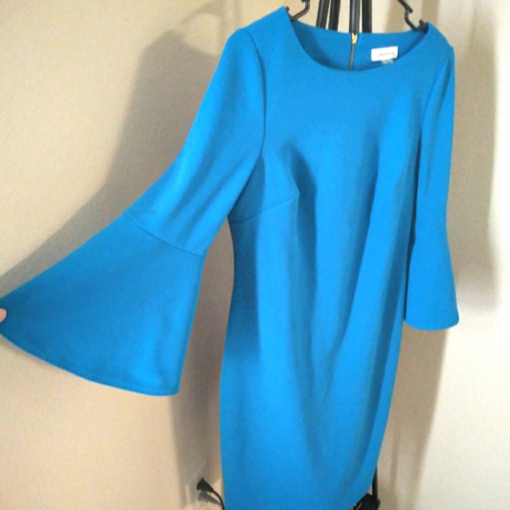 Calvin Klein dress size 8 blue